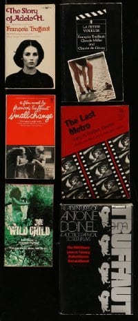 3h472 LOT OF 6 FRANCOIS TRUFFAUT PUBLISHED SCREENPLAYS '70s-80s Story of Adele H., Small Change!