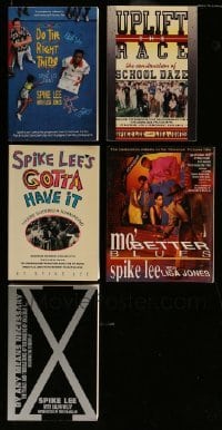 3h478 LOT OF 5 SPIKE LEE PUBLISHED SCREENPLAYS '80s-90s Do the Right Thing, Malcolm X + more!
