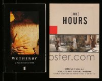 3h551 LOT OF 2 DAVID HARE PUBLISHED SCREENPLAYS '80s-00s Wetherby, The Hours!