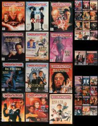 3h626 LOT OF 38 1995-98 CINEFANTASTIQUE MAGAZINES '95-98 cool horror/sci-fi/fantasy movies!