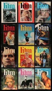 3h599 LOT OF 12 1985-86 FILM COMMENT MAGAZINES '85-86 filled with movie images & information!