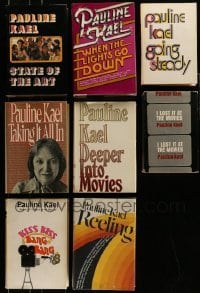3h383 LOT OF 8 PAULINE KAEL FILM CRITICISM HARDCOVER BOOKS '60s-80s the New Yorker movie critic!