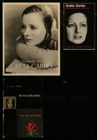 3h416 LOT OF 3 GRETA GARBO BOOKS '50s-60s illustratred biographies of the Hollywood legend!