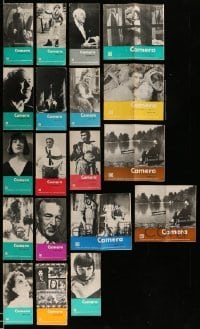3h632 LOT OF 19 EAST GERMAN CAMERA MAGAZINES '60s filled with movie images & information!