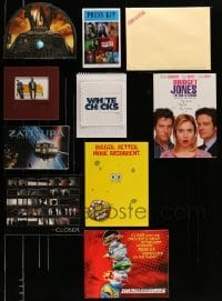 3h354 LOT OF 10 CD ONLY PRESSKITS '00s elaborate advertising for a variety of different movies!