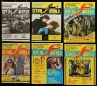 3h637 LOT OF 15 SERIAL WORLD MAGAZINES '70s-80s filled with great movie images & articles!