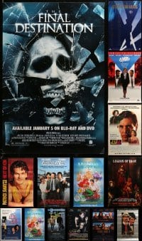 3h824 LOT OF 19 UNFOLDED VIDEO POSTERS '80s-00s great images from a variety of different movies!