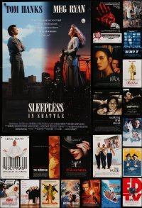 3h702 LOT OF 35 UNFOLDED MOSTLY DOUBLE-SIDED MOSTLY 27X40 ONE-SHEETS '90s-00s cool movie images!