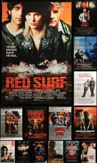 3h826 LOT OF 17 UNFOLDED VIDEO POSTERS '80s-90s great images from a variety of different movies!
