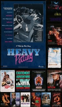 3h748 LOT OF 21 UNFOLDED MOSTLY SINGLE-SIDED MOSTLY 27X40 ONE-SHEETS '80s-90s cool movie images!