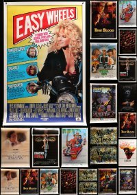 3h698 LOT OF 39 UNFOLDED MOSTLY SINGLE-SIDED MOSTLY 27X41 ONE-SHEETS WITH 3 OF EACH '80s-90s cool