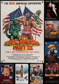 3h828 LOT OF 14 UNFOLDED VIDEO POSTERS '90s great images from a variety of different movies!