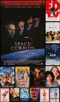 3h765 LOT OF 19 UNFOLDED DOUBLE-SIDED 27X40 ONE-SHEETS '90s-00s a variety of movie images!