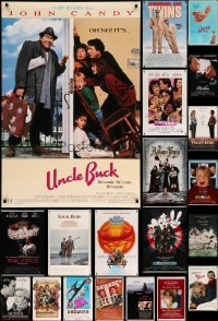 3h740 LOT OF 23 UNFOLDED MOSTLY SINGLE-SIDED MOSTLY 27X40 COMEDY ONE-SHEETS '80s-90s great images!