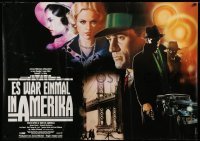 3h011 ONCE UPON A TIME IN AMERICA German 33x47 '84 Sergio Leone, De Niro, different Casaro art!