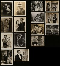 3h198 LOT OF 15 8X10 STILLS '20s-40s great scenes & portraits from a variety of different movies!