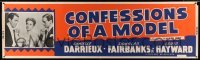 3h092 RAGE OF PARIS paper banner R51 Douglas Fairbanks Jr, Darrieux, Confessions of a Model!