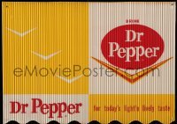 3h018 DR PEPPER yellow style 20x28 advertising poster '60s for today's light'n lively taste!