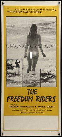 3j062 FREEDOM RIDERS Aust daybill '72 super sexy completely naked Aussie surfer girl!