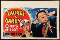 3j165 AIR RAID WARDENS Belgian R70s wacky Stan Laurel & Oliver Hardy in WWII action!