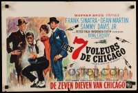 3j194 ROBIN & THE 7 HOODS Belgian '64 Frank Sinatra, Dean Martin, Sammy Davis, Crosby, Rat Pack!