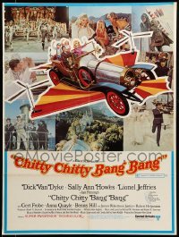3j246 CHITTY CHITTY BANG BANG Danish '69 Dick Van Dyke, Sally Ann Howes, wild flying car!