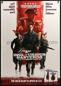 3j270 INGLOURIOUS BASTERDS video Danish '09 Quentin Tarantino, Brad Pitt, Waltz, Roth, top cast!