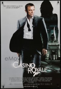 3j455 CASINO ROYALE DS English 1sh '06 cool image of Daniel Craig as James Bond!