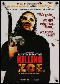 3j468 KILLING ZOE English lift bill '94 partially written by Tarantino, wacky masked guy with gun!