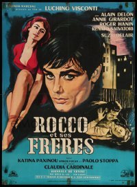 3j724 ROCCO & HIS BROTHERS French 23x31 '60 Luchino Visconti's Rocco e I Suoi Fratelli, different!