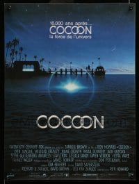 3j754 COCOON French 15x20 '85 Ron Howard classic sci-fi, great artwork by John Alvin!