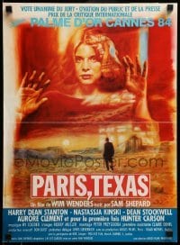 3j783 PARIS, TEXAS French 15x21 '84 Wenders, Nastassja Kinski, Harry Dean Stanton by Guy Peellaert
