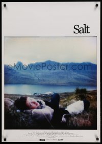 3j003 SALT Icelandic '03 cool image of Iceland's lake & mountains with girl in foreground!