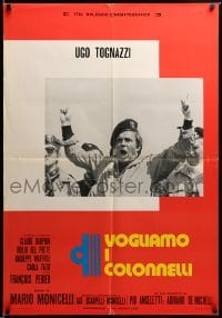 3j387 VOGLIAMO I COLONNELLI Italian 27x39 pbusta '73 Mario Monicelli, starring Ugo Tognazzi!