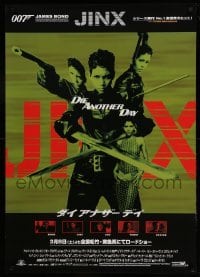 3j802 DIE ANOTHER DAY advance DS Japanese 29x41 '02 different images of Halle Berry as Jinx!