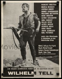 3j057 WILLIAM TELL Swiss '60 Michel Dickoff's Wilhelm Tell, Robert Freitag in the title role!
