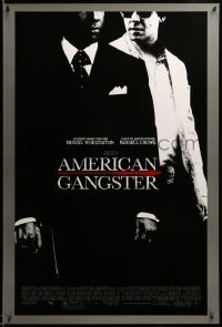3k517 AMERICAN GANGSTER DS 1sh '07 Denzel Washington, Russell Crowe, Ridley Scott directed!