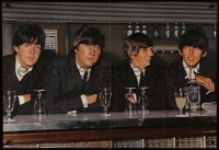 3k398 BEATLES 27x39 commercial poster '60s the Fab Four having drinks at the Saville theatre!