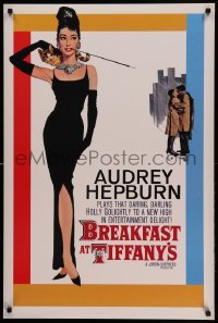 3k364 BREAKFAST AT TIFFANY'S 24x36 English commercial poster '00s McGinnis art of Audrey Hepburn!