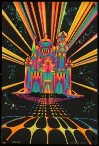 3k409 HOUSE OF STONE 22x33 commercial poster '69 groovy psychedelic artwork by Michael Rhoads!
