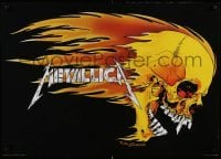 3k367 METALLICA 24x34 English commercial poster '01 artwork of skull by Brian 'Pushead' Schroeder!