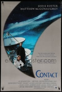 3k587 CONTACT int'l 1sh '97 Jodie Foster, Matthew McConaughey, message from deep space!