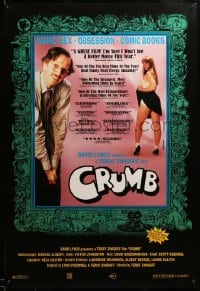 3k593 CRUMB 1sh '95 underground comic book artist and writer, Robert Crumb!