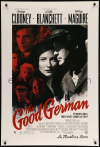 3k663 GOOD GERMAN advance DS 1sh '06 Steven Soderbergh directed, Clooney & pretty Cate Blanchett!