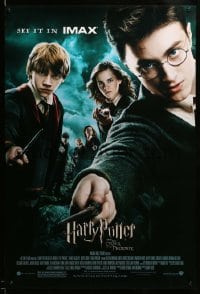 3k680 HARRY POTTER & THE ORDER OF THE PHOENIX IMAX DS 1sh '07 Daniel Radcliffe, Watson, Grint!