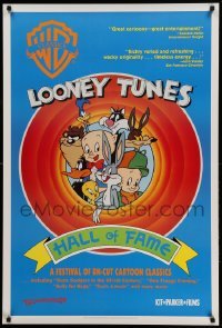 3k756 LOONEY TUNES HALL OF FAME 1sh '91 Bugs Bunny, Daffy Duck, Elmer Fudd, Porky Pig!