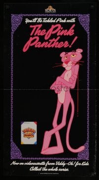 3k471 PINK PANTHER 19x35 video poster R86 Peter Sellers, David Niven, great art!