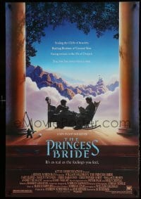3k825 PRINCESS BRIDE 1sh '87 Rob Reiner fantasy classic as real as the feelings you feel!
