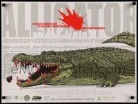3k019 ALLIGATOR signed #12/81 18x24 art print R12 by Danny Miller, bloody fantasy art, first edition