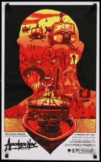 3k021 APOCALYPSE NOW signed #110/250 16x26 art print '11 by Tim Doyle, Astor Theatre, red edition!